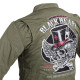 Чоловіча мотокуртка W-TEC Black Heart Hat Skull Jacket - хакі/XL