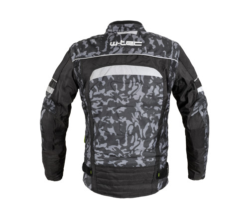 Чоловіча мотокуртка W-TEC Torebaro - чорно-сірий / 6XL Чоловіча мотокуртка W-TEC Torebaro - чорно-сірий / 6XL