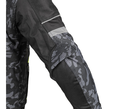 Чоловіча мотокуртка W-TEC Torebaro - чорно-сірий / 6XL Чоловіча мотокуртка W-TEC Torebaro - чорно-сірий / 6XL