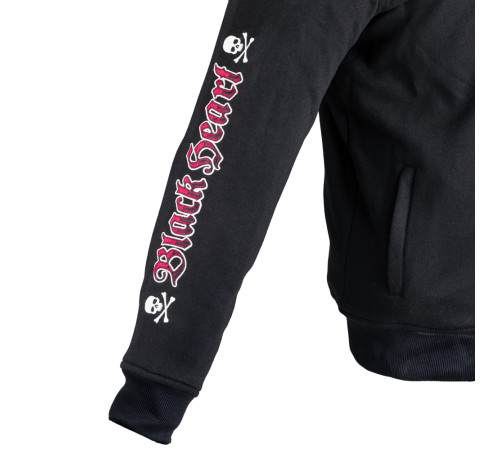 Чоловічий світшот з капюшоном W-TEC Black Heart Vintage Iron - чорний/XXL Чоловічий світшот з капюшоном W-TEC Black Heart Vintage Iron - чорний/XXL