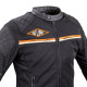 Чоловіча літня мото-куртка W-TEC 2Stripe - чорний / 6XL