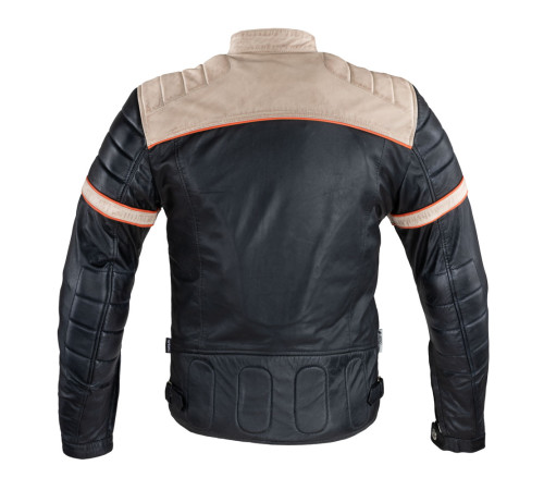 Чоловіча шкіряна мотокуртка W-TEC Hellsto - чорний / 3XL Чоловіча шкіряна мотокуртка W-TEC Hellsto - чорний / 3XL