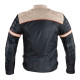 Чоловіча шкіряна мотокуртка W-TEC Hellsto - чорний / 3XL