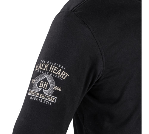 Чоловічий толстовка з капюшоном W-TEC Black Heart Kustom Kulture Hoodie - чорний/3XL Чоловічий толстовка з капюшоном W-TEC Black Heart Kustom Kulture Hoodie - чорний/3XL