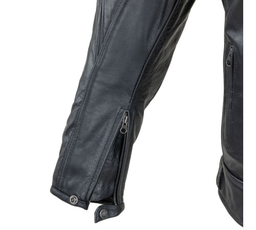 Чоловіча шкіряна мото куртка W-TEC Black Heart Wings Leather Jacket - чорний/XL Чоловіча шкіряна мото куртка W-TEC Black Heart Wings Leather Jacket - чорний/XL