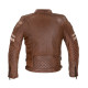 Чоловіча шкіряна куртка W-TEC Milano - коричневий / 6XL