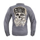 Чоловіча мотокуртка W-TEC Black Heart Garage Built Jacket - сірий/5XL