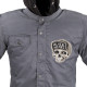 Чоловіча мотокуртка W-TEC Black Heart Garage Built Jacket - сірий/5XL