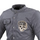 Чоловіча мотокуртка W-TEC Black Heart Garage Built Jacket - сірий/5XL