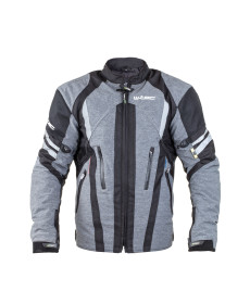 Чоловіча мотокуртка W-TEC Briesau NF-2112 - сірий / XXL