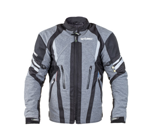 Чоловіча мотокуртка W-TEC Briesau NF-2112 - сірий / XXL Чоловіча мотокуртка W-TEC Briesau NF-2112 - сірий / XXL