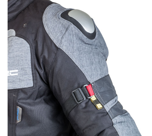 Чоловіча мотокуртка W-TEC Tomret NF-2220 - чорно-сірий / XL Чоловіча мотокуртка W-TEC Tomret NF-2220 - чорно-сірий / XL