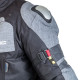 Чоловіча мотокуртка W-TEC Tomret NF-2220 - чорно-сірий / XL