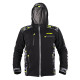 Чоловіча мото-куртка з капюшоном Softshell W-TEC Kybero - розмір XXL / чорний