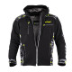 Чоловіча мото-куртка з капюшоном Softshell W-TEC Kybero - розмір XXL / чорний