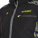 Чоловіча мото-куртка з капюшоном Softshell W-TEC Kybero - розмір XXL / чорний