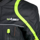 Чоловіча мотокуртка W-TEC Glomnitz NF-2205 - чорно-зелений / 5XL