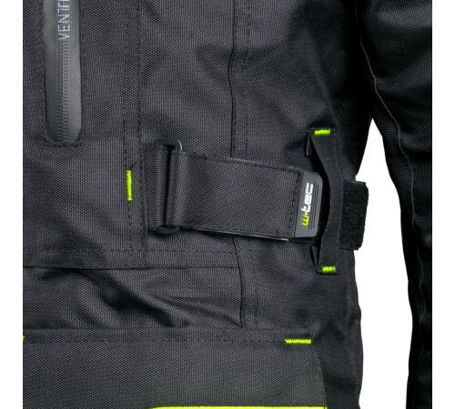 Чоловіча мотокуртка W-TEC Glomnitz NF-2205 - чорно-зелений / XL Чоловіча мотокуртка W-TEC Glomnitz NF-2205 - чорно-зелений / XL