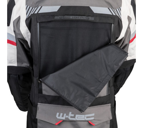 Мото-куртка W-TEC Excellenta -розмір XL / сірий Мото-куртка W-TEC Excellenta -розмір XL / сірий