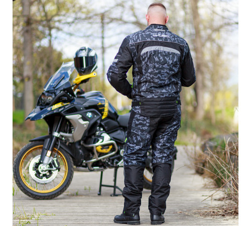 Чоловіча мотокуртка W-TEC Torebaro - чорно-сірий / 3XL Чоловіча мотокуртка W-TEC Torebaro - чорно-сірий / 3XL