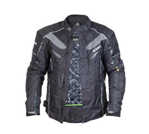 Чоловіча мотокуртка W-TEC Kamicer NF-2100 - чорно-сірий / 5XL Чоловіча мотокуртка W-TEC Kamicer NF-2100 - чорно-сірий / 5XL