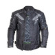 Чоловіча мотокуртка W-TEC Kamicer NF-2100 - чорно-сірий / 5XL