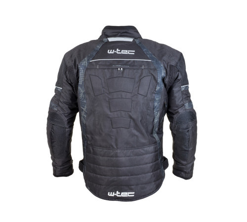 Чоловіча мотокуртка W-TEC Kamicer NF-2100 - чорно-сірий / 5XL Чоловіча мотокуртка W-TEC Kamicer NF-2100 - чорно-сірий / 5XL