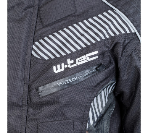 Чоловіча мотокуртка W-TEC Kamicer NF-2100 - чорно-сірий / 5XL Чоловіча мотокуртка W-TEC Kamicer NF-2100 - чорно-сірий / 5XL
