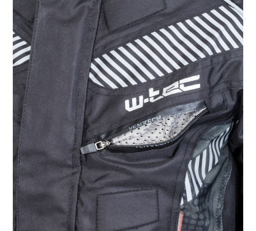 Чоловіча мотокуртка W-TEC Kamicer NF-2100 - чорно-сірий / 5XL Чоловіча мотокуртка W-TEC Kamicer NF-2100 - чорно-сірий / 5XL