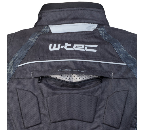 Чоловіча мотокуртка W-TEC Kamicer NF-2100 - чорно-сірий / 5XL Чоловіча мотокуртка W-TEC Kamicer NF-2100 - чорно-сірий / 5XL