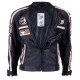 Літня мотокуртка BOS 6488 Black- чорна/4XL