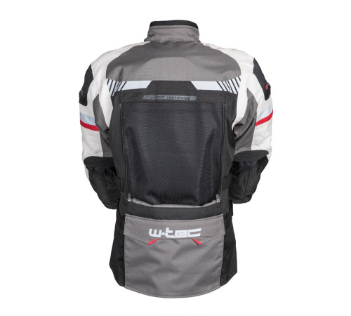 Мото-куртка W-TEC Excellenta -розмір XXL / сірий Мото-куртка W-TEC Excellenta -розмір XXL / сірий