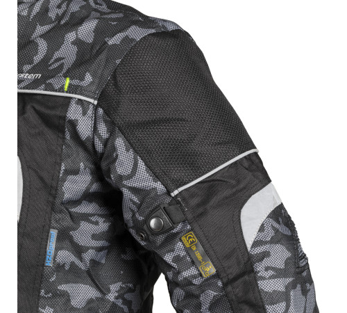 Чоловіча мотокуртка W-TEC Torebaro - чорно-сірий / 5XL Чоловіча мотокуртка W-TEC Torebaro - чорно-сірий / 5XL