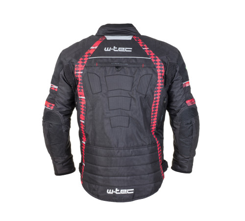 Чоловіча мотокуртка W-TEC Kamicer NF-2100 - чорно-червоний / M Чоловіча мотокуртка W-TEC Kamicer NF-2100 - чорно-червоний / M