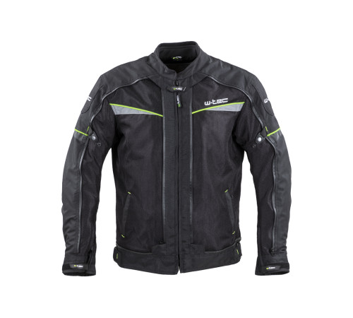 Мото-куртка W-TEC Progair - розмір 3XL / чорний-флуо Мото-куртка W-TEC Progair - розмір 3XL / чорний-флуо