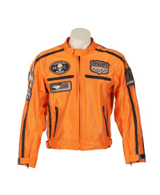 Літня мотокуртка BOS 6488 Orange - помаранчева/2XL