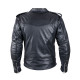Шкіряна мотокуртка W-TEC Perfectis - чорний / 3XL