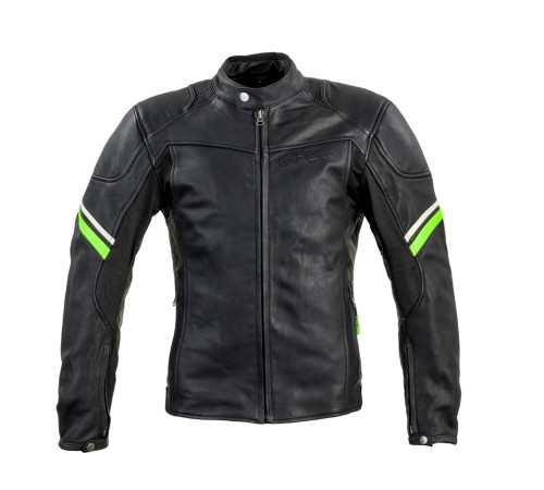 Шкіряна мото куртка W-TEC Montegi - Матовий чорний / 3XL Шкіряна мото куртка W-TEC Montegi - Матовий чорний / 3XL