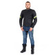Шкіряна мото куртка W-TEC Montegi - Матовий чорний / 3XL