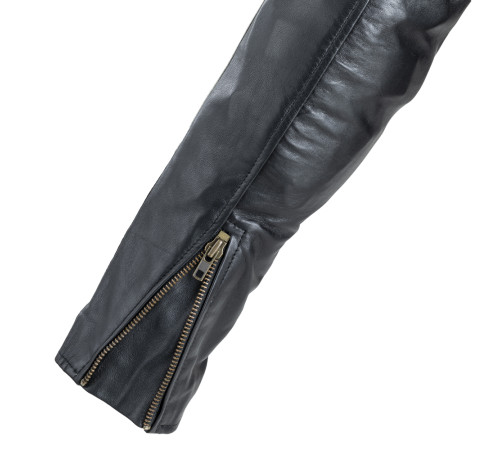 Чоловіча шкіряна мотокуртка W-TEC Sheawen Classic - чорна/ розмір 6XL Чоловіча шкіряна мотокуртка W-TEC Sheawen Classic - чорна/ розмір 6XL