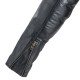 Чоловіча шкіряна мотокуртка W-TEC Sheawen Classic - чорна/ розмір 6XL