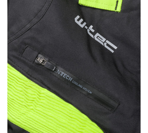 Чоловічі мотоштани W-TEC Rusnac NF-2607 - чорні зі зеленими вставками/4XL Чоловічі мотоштани W-TEC Rusnac NF-2607 - чорні зі зеленими вставками/4XL