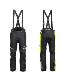 Жіночі мотоштани W-TEC Spirital Lady - чорно-жовті-флуо/XL