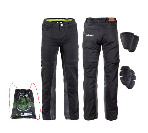 Чоловічі мотоштани W-TEC Raggan - чорний / 3XL Чоловічі мотоштани W-TEC Raggan - чорний / 3XL