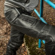 Шкіряні мотоштани W-TEC Vilglen - чорний / 3XL