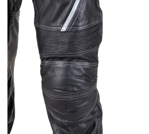 Шкіряні мотоштани W-TEC Vilglen - чорний / 3XL Шкіряні мотоштани W-TEC Vilglen - чорний / 3XL