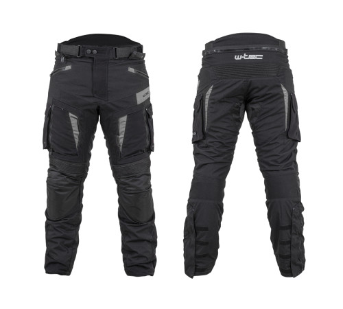 Мотоштани W-TEC Aircross чорно-сірі/5XL Мотоштани W-TEC Aircross чорно-сірі/5XL