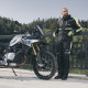 Чоловічі мотоштани W-TEC Spirital - чорно-флуо-жовті/4XL
