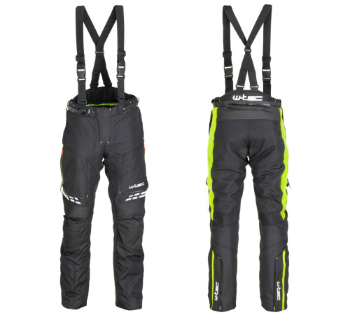 Чоловічі мотоштани W-TEC Spirital - чорно-флуо-жовті/6XL Чоловічі мотоштани W-TEC Spirital - чорно-флуо-жовті/6XL