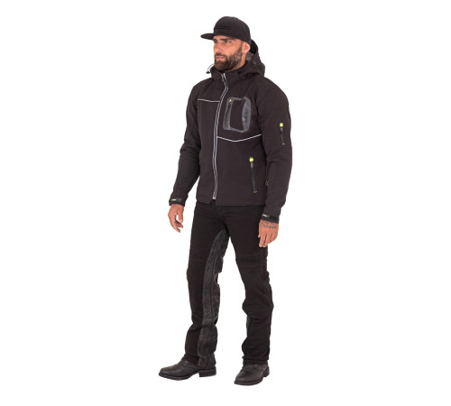 Чоловічі мотоштани W-TEC Raggan - чорний / 4XL Чоловічі мотоштани W-TEC Raggan - чорний / 4XL
